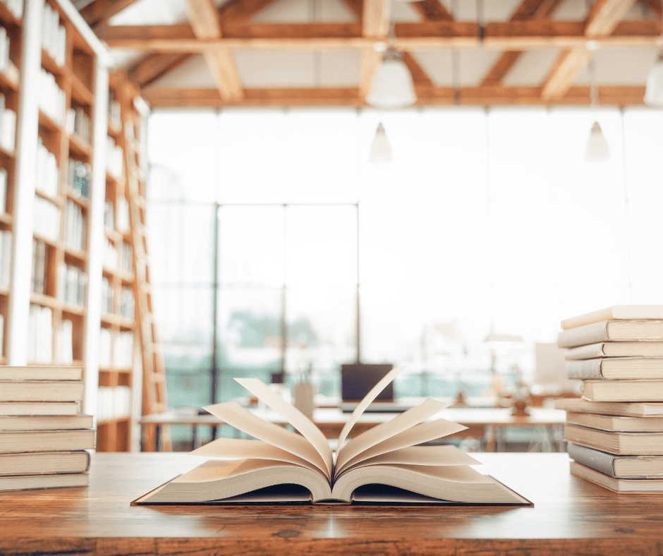 books in library