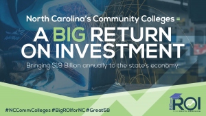 North Carolina’s 58 Community Colleges have a $19 Billion annual impact on the state’s economy. Learn more at bigRIO.org