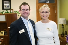 Sean Ross with Dr. Catherine Chew