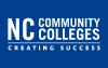 text says nc community colleges creating success